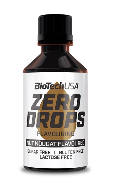 BioTechUSA - Zero Drops, Nötnougat, 50 ml | Hälsokost | Apoteka