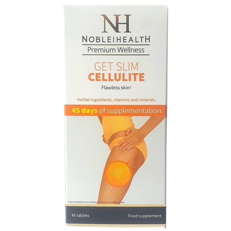 Noble Health - Get Slim Cellulite, 45 tabletter | Vitaminer och MineralerKosttillskott för kvinnorViktkontrollHälsokostFitness och träning | Apoteka