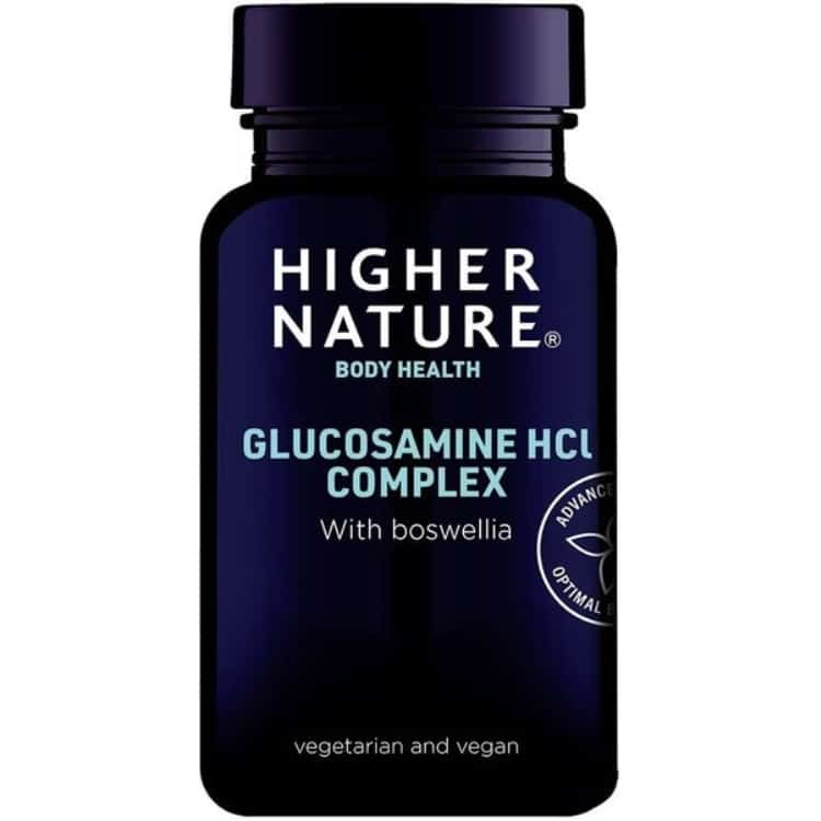 Higher Nature - Glukosamin HCL Komplex, 90 tabletter | Vitaminer och MineralerVeganska produkterHälsa och välbefinnandeHälsokostStöd för ledernaMSM | Apoteka