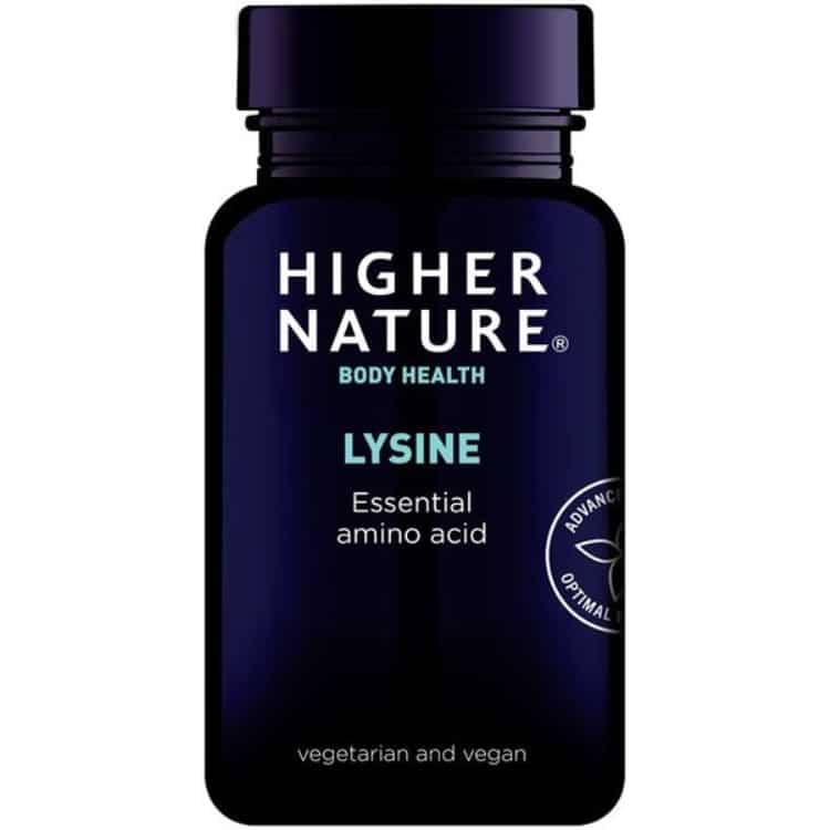 Higher Nature - Lysin, 90 tabletter | Vitaminer och MineralerVeganska produkterAminosyror och BCAAIndividuella aminosyrorHälsokostFitness och träningL-lysin | Apoteka