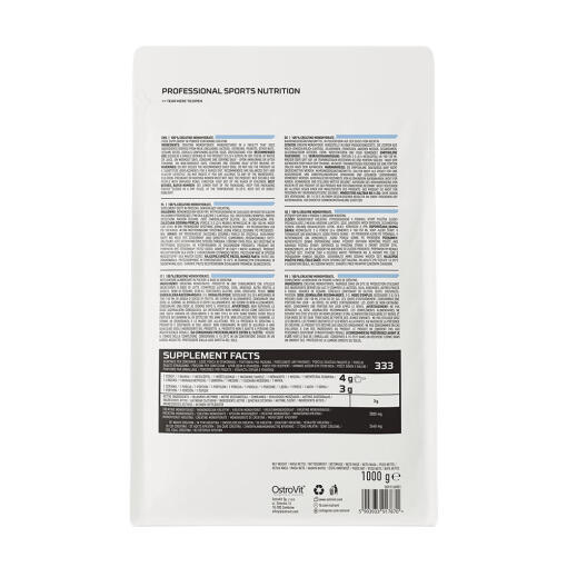 OstroVit - 100% Kreatinmonohydrat, Naturlig - 1000g - Bild 4