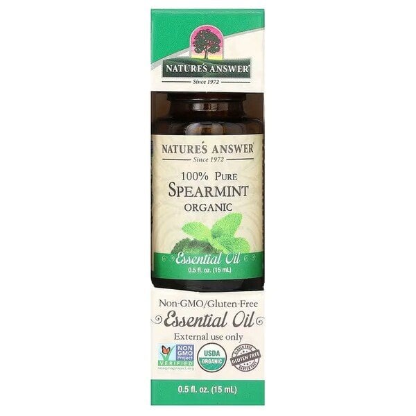 Natures Answer - 100 % ren spearmint eterisk olja, 15 ml | HälsokostEterisk oljaAromaterapi | Apoteka