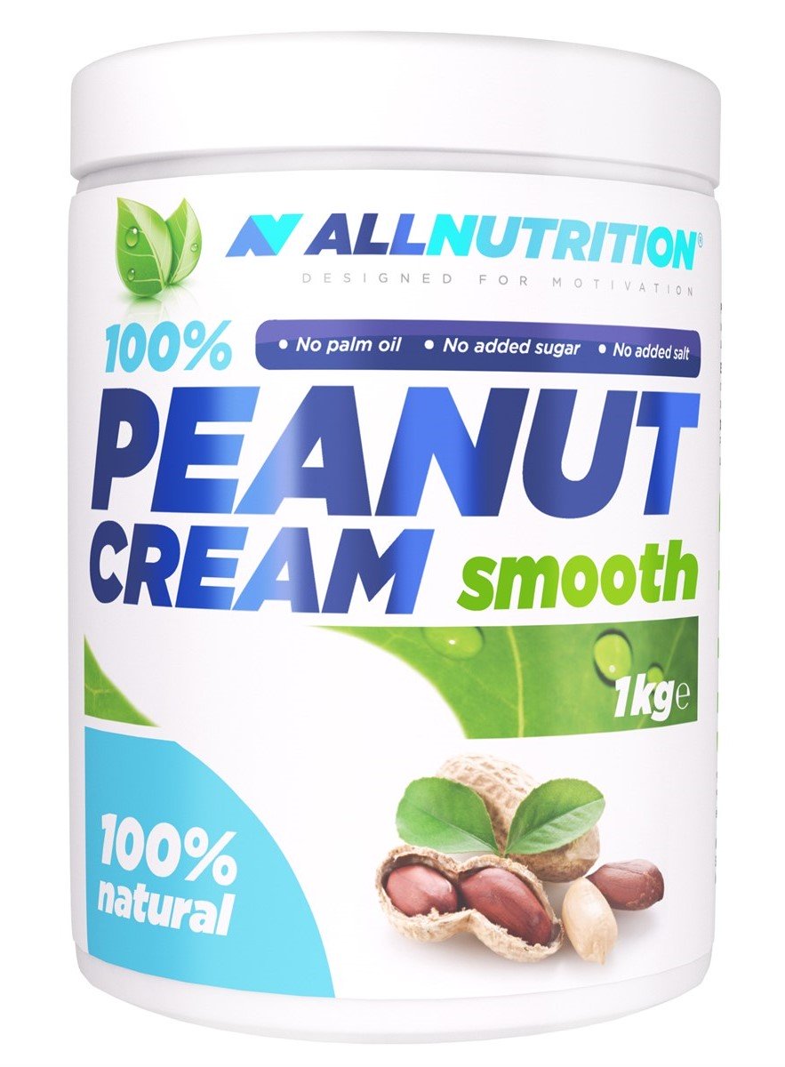 Allnutrition - 100% Jordnötssmör, 1000 gram | HälsokostNötsmör | Apoteka
