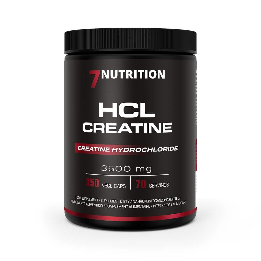 7Nutrition - HCL Kreatin, 350 vegetabiliska kapslar | Vitaminer och MineralerKreatintillskottKreatinmonohydrat | Apoteka