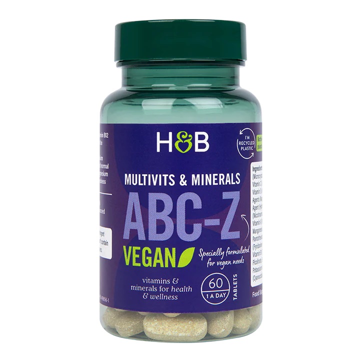 Holland &amp; Barrett - ABC-Z Vegan, 60 tabletter | Vitaminer och MineralerVeganska produkterHälsa och välbefinnandeHälsokost | Apoteka