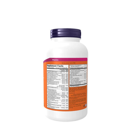 NOW - ADAM Multivitamin för män, 180 mjukkapslar - Bild 2