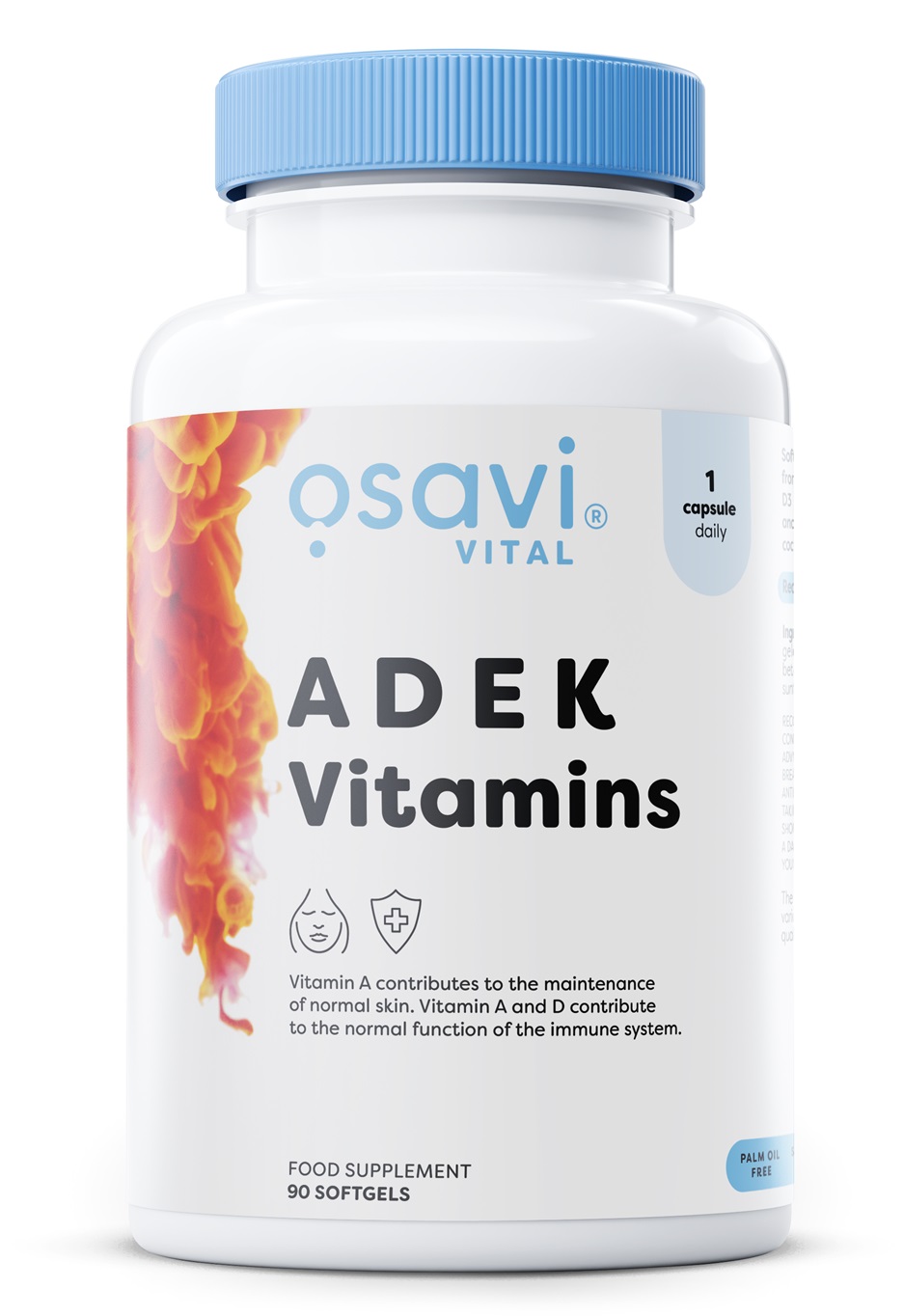 Osavi - ADEK Vitaminer, 90 mjukkapslar | Vitaminer och MineralerHälsa och välbefinnandeKosttillskott för kvinnorHälsokost | Apoteka