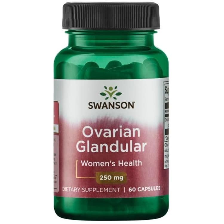 Swanson - Äggstockskörtel, 250 mg - 60 kapslar | Vitaminer och MineralerKosttillskott för kvinnorHälsokost | Apoteka