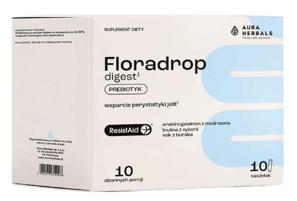 Aura Herbals - Floradrop Digest, Prebiotika, 10 påsar | Vitaminer och MineralerHälsa och välbefinnandeMatsmältningshälsaProbiotika | Apoteka