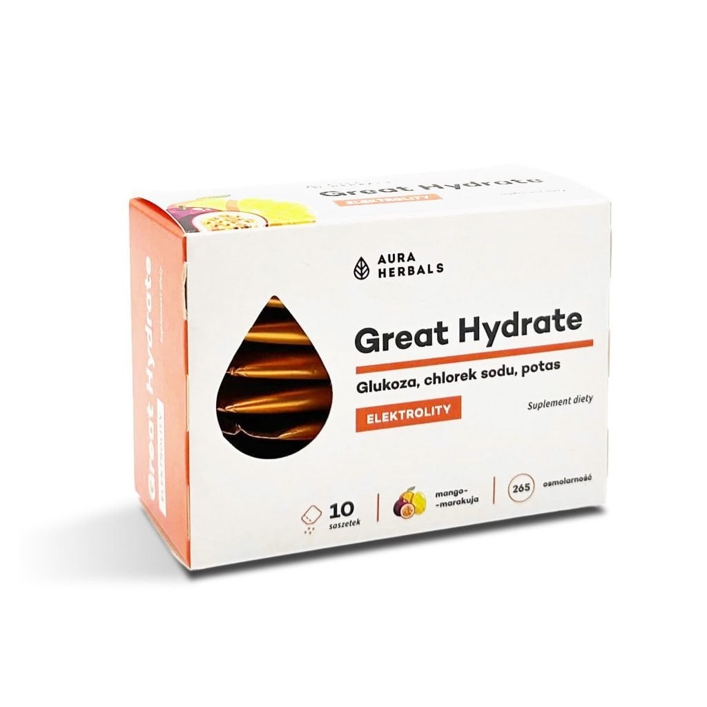 Aura Herbals - Great Hydrate, mango-maracuja, påsar, 10 st | Vitaminer och MineralerHälsa och välbefinnandeHälsokost | Apoteka