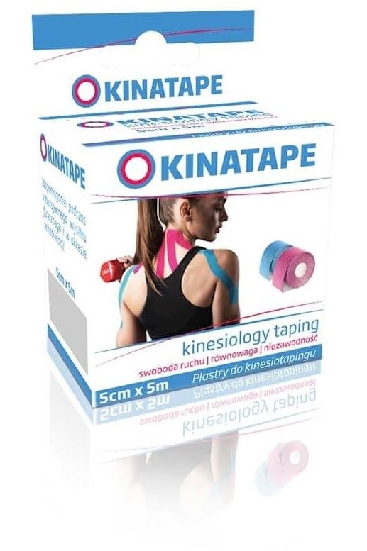 Aura Herbals - Kinesiotejp, blå (5m x 5cm) | HälsokostFitness och träning | Apoteka