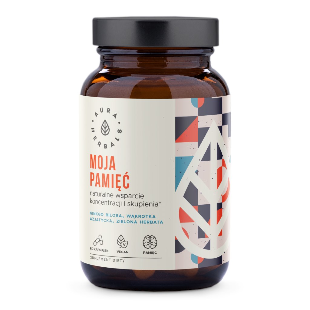 Aura Herbals - Minnesstöd, Koncentration och Fokus, 60 kapslar | Vitaminer och MineralerMental fokus och minne | Apoteka