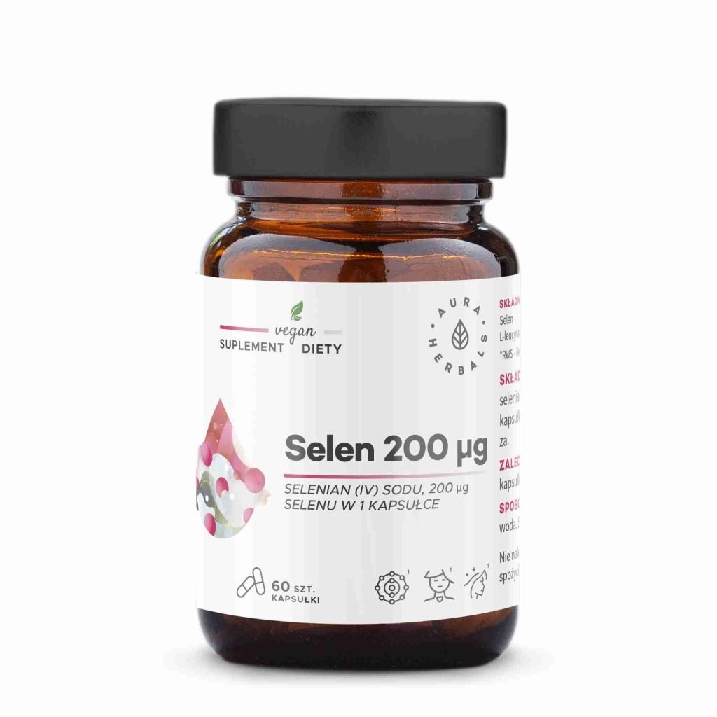 Aura Herbals - Selen 200 µg, 60 kapslar | Vitaminer och MineralerVissa mineralerSelen | Apoteka