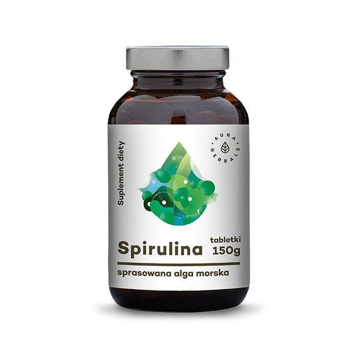 Aura Herbals - Spirulina, 600 tabletter | Vitaminer och MineralerSpirulina | Apoteka