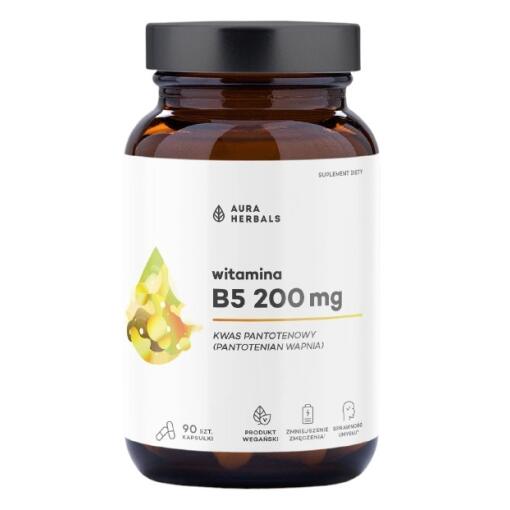 AURA HERBALS Vitamin B5 200 mg