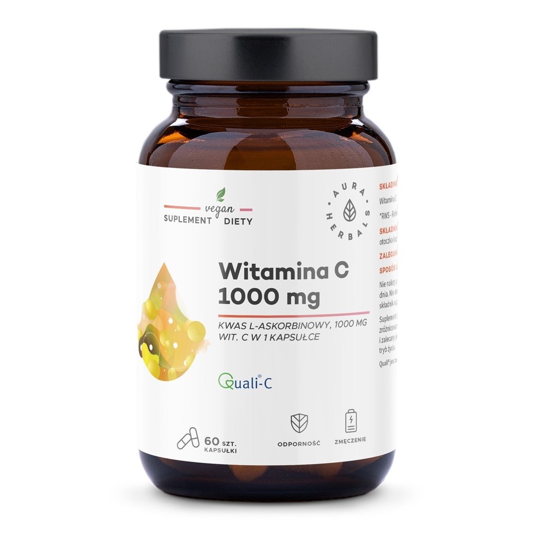 Aura Herbals - Vitamin C, 1000 mg, 60 kapslar | Vitaminer och MineralerVissa vitaminerVitamin C | Apoteka