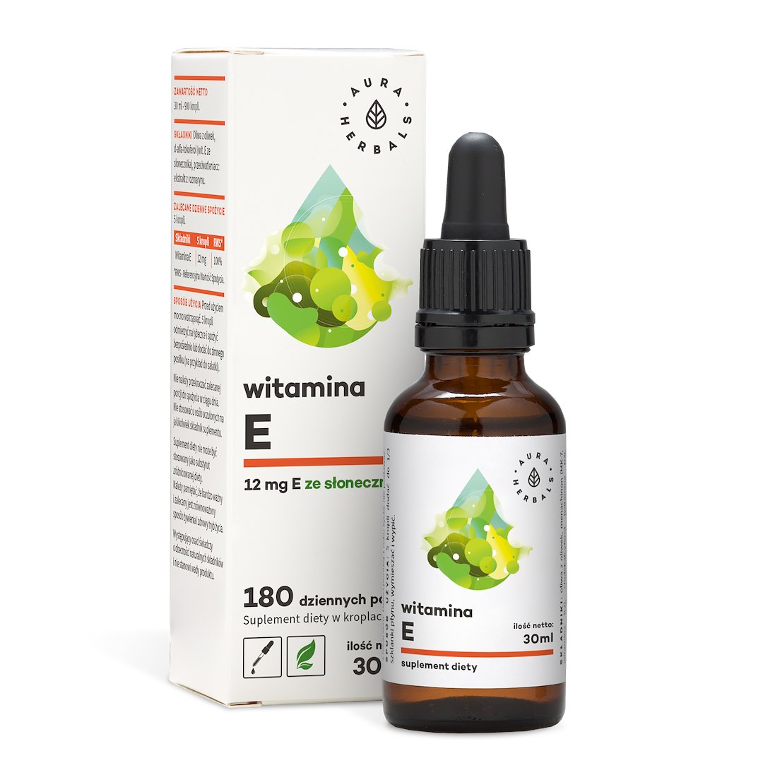 Aura Herbals - Vitamin E, 30 ml | Vitaminer och MineralerVissa vitaminerVitamin E | Apoteka