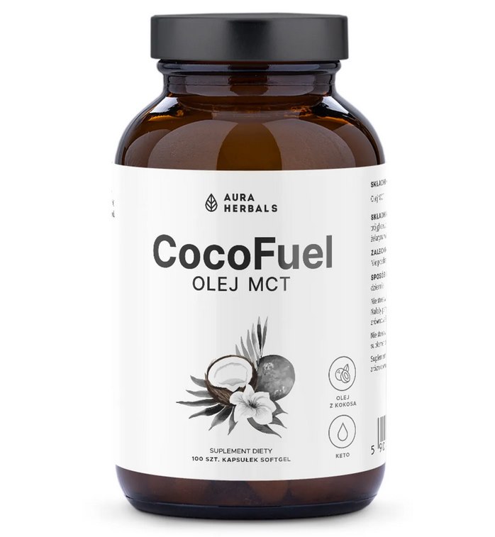 Aura Herbals - CocoFuel MCT-olja, 1000 mg (100 kapslar) | Vitaminer och MineralerOmegas - EFA - CLA - oljorMCT-olja | Apoteka