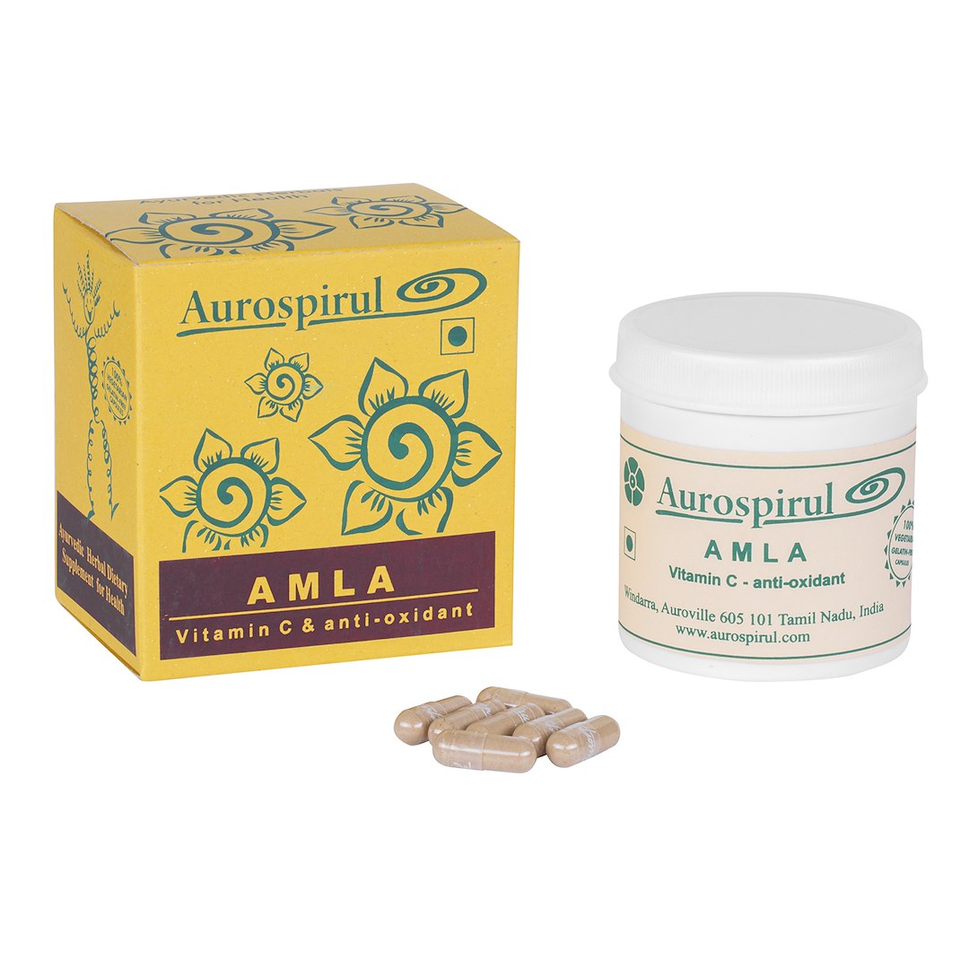Aurospirul - Amla, 100 kapslar | Vitaminer och MineralerSpirulinaÖrter och växtbaserade preparat | Apoteka