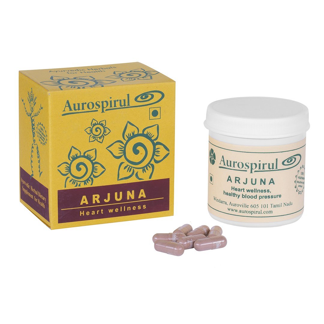 Aurospirul - Arjuna, 100 kapslar | Vitaminer och MineralerSpirulinaÖrter och växtbaserade preparat | Apoteka