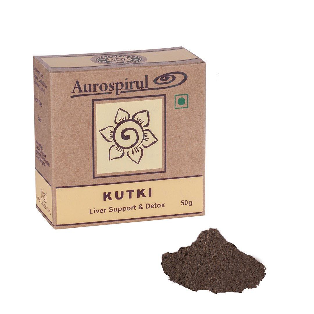 Aurospirul - Kutki Pulver, 50 g | Vitaminer och MineralerMatsmältningshälsaSpirulinaÖrter och växtbaserade preparat | Apoteka