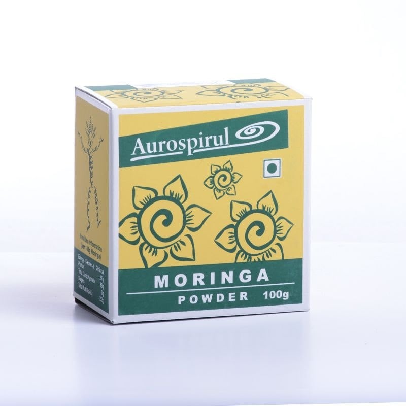 Aurospirul - Moringapulver, 100 g | Vitaminer och MineralerHälsa och välbefinnandeÖrttillskottÖrter och växtbaserade preparat | Apoteka