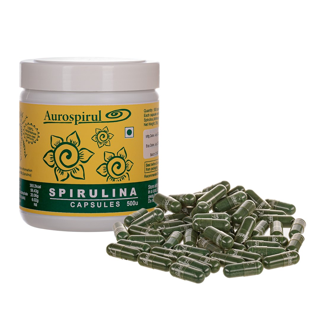 Aurospirul - Spirulina, 500 kapslar | Vitaminer och MineralerHälsa och välbefinnandeÖrttillskottSpirulinaÖrter och växtbaserade preparat | Apoteka