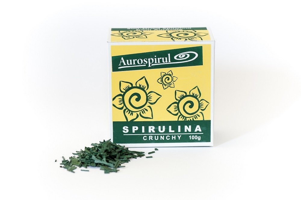 Aurospirul - Spirulina Crunchy, 100 g | Vitaminer och MineralerSpirulina | Apoteka
