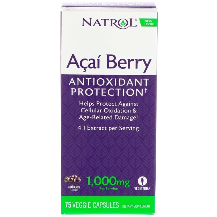 1Up Nutrition - Acai Berry, 1000 mg, 75 kapslar | Hälsa och välbefinnandeAntioxidanterÖrter och växtbaserade preparat | Apoteka