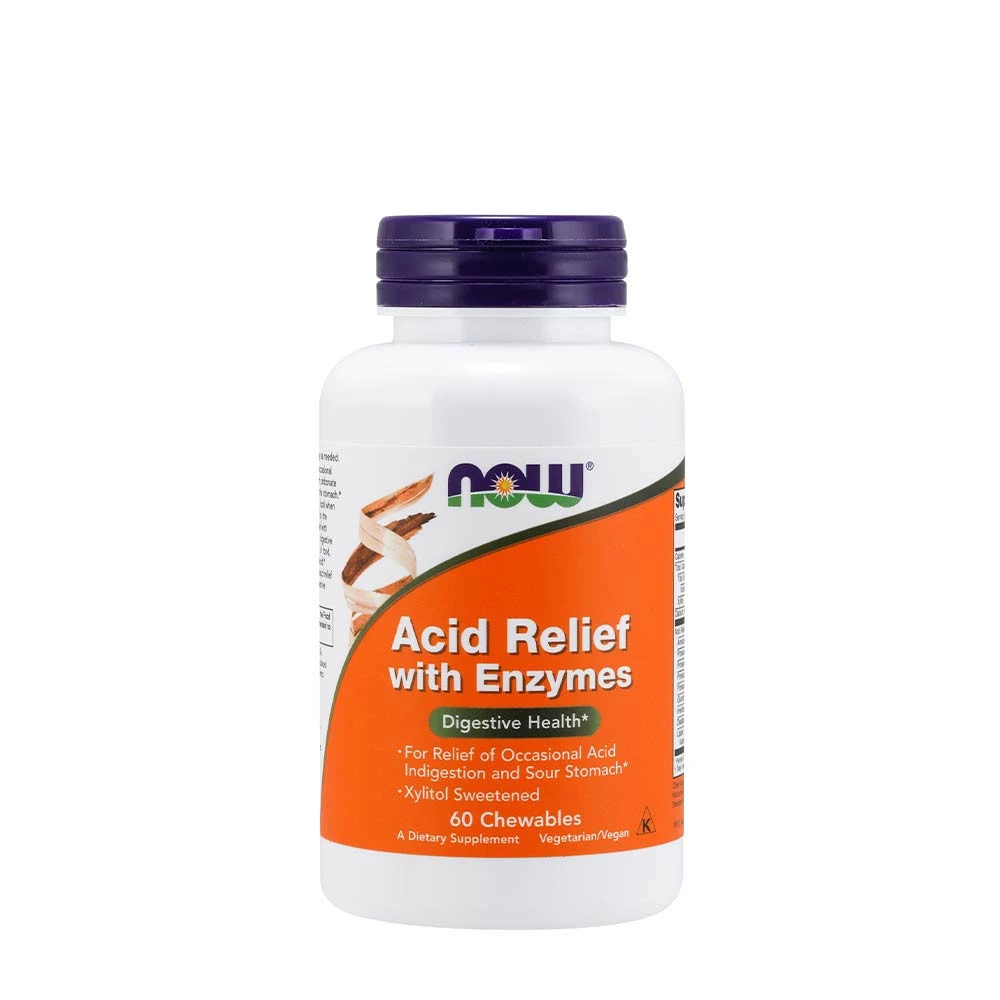 Acid Relief with Enzymes - 60 chewables