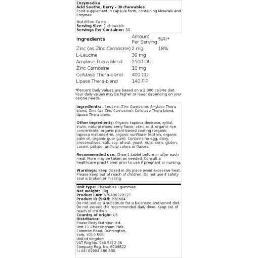 Berry - 30 tyggetabletter