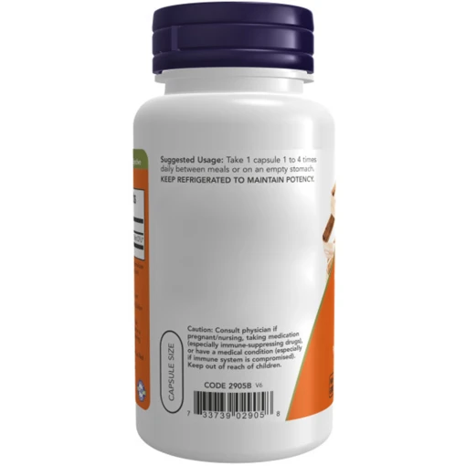 NOW Foods - Acidophilus Två Miljarder, 100 vegkapslar - Bild 3