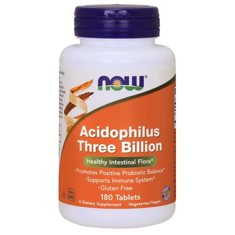 NOW Foods - Acidophilus Tre Miljarder, 180 tabletter | Vitaminer och MineralerVeganska produkterHälsa och välbefinnandeHälsokostProbiotikaAcidophilus – Mjölksyrabakterier för Mage & Tarmflora | Apoteka