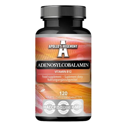 Adenosylcobalamin Vitamin B12 - 120 tablets