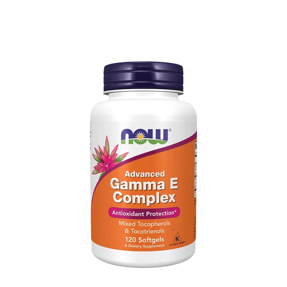 NOW - Advanced Gamma E Complex, 120 mjukkapslar | Vitaminer och MineralerHälsa och välbefinnandeVissa vitaminerAntioxidanterHälsokost | Apoteka