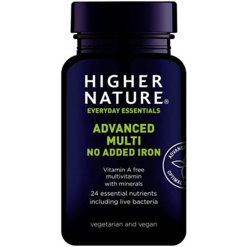 Higher Nature - Advanced Multi utan järn, 90 tabletter | Vitaminer och MineralerVeganska produkterMultivitaminerHälsokost | Apoteka