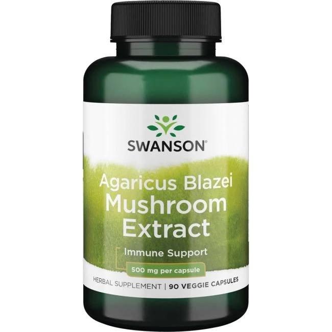Swanson - Agaricus Blazei Svampextrakt, 500 mg - 90 kapslar | Vitaminer och MineralerHälsa och välbefinnandeHälsokostSvamptillskott | Apoteka