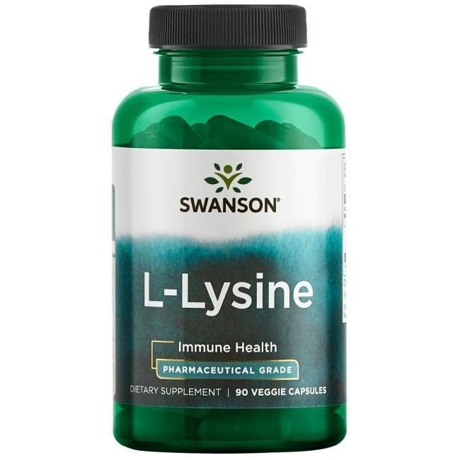 Swanson - AjiPure L-Lysin, 500 mg - 90 vegetabiliska kapslar | Vitaminer och MineralerAminosyror och BCAAIndividuella aminosyrorHälsokostFitness och träningL-lysin | Apoteka