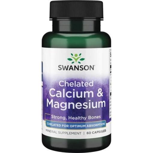 Albion Calcium & Magnesium - 60 caps