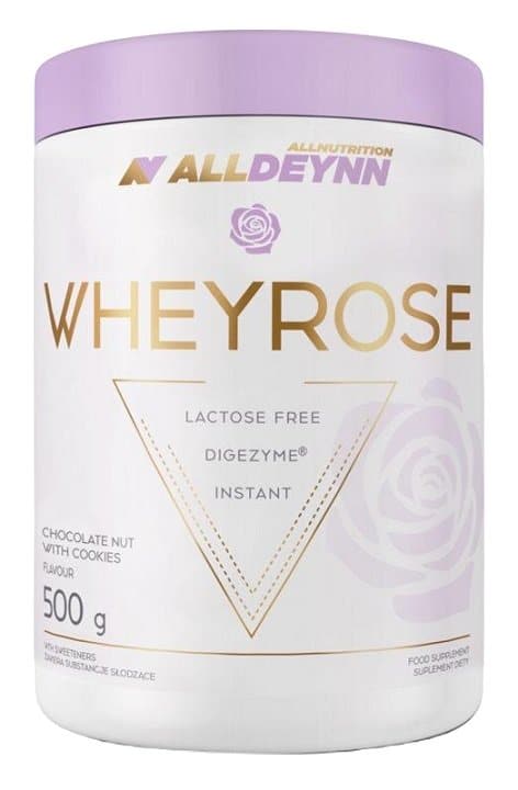 Allnutrition - AllDeynn Wheyrose, Chokladnöt med Kakor - 500g | HälsokostVassleproteinÅterhämtning efter träning | Apoteka