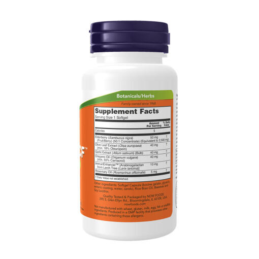 NOW - AlliBiotic CF, 60 mjukkapslar - Bild 2