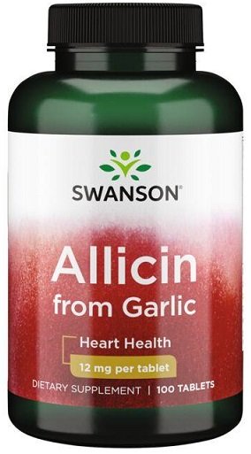 Swanson - Allicin från Vitlök, 100 tabletter | Vitaminer och MineralerHälsa och välbefinnandeAntioxidanterHälsokostÖrter och växtbaserade preparat | Apoteka