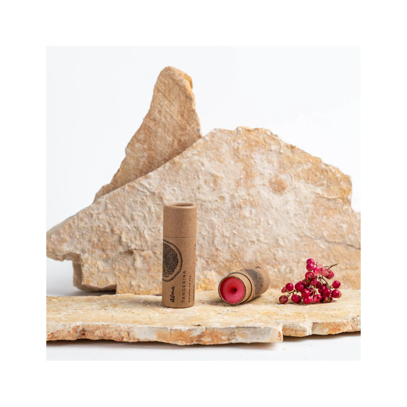 Alma - Läppbalsam Tangerin, Standardstorlek | Eterisk oljaKosmetika | Apoteka