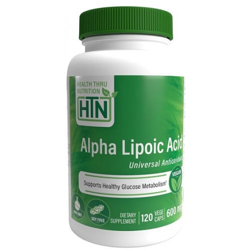 Health Thru Nutrition - Alfa-liponsyra, 600 mg, 120 kapslar