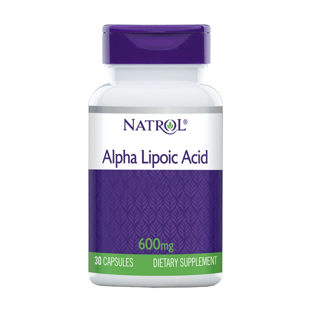 Natrol - Alfa-liponsyra, 600 mg, 30 kapslar