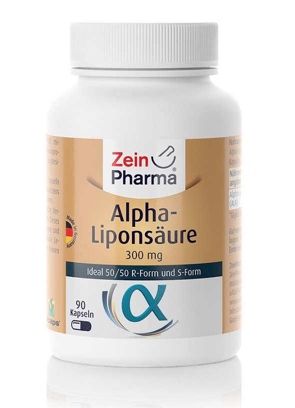 Zein Pharma - Alfa-Liponsyra, 300 mg, 90 kapslar | Veganska produkterHälsa och välbefinnandeHälsokostAlfa-liponsyra | Apoteka