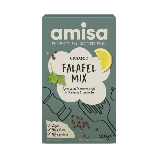 Biona Organic - Amisa Falafelmix, 160g | Veganska produkterHälsokostkummin | Apoteka
