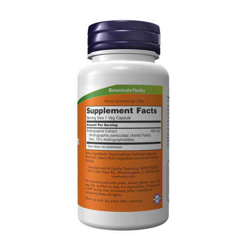 NOW - Andrographisextrakt, 400 mg - Bild 2