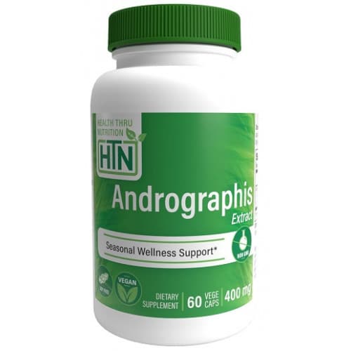 Health Thru Nutrition - Andrographisextrakt, 400 mg, 60 kapslar | Hälsa och välbefinnandeImmunförsvaretHälsokostÖrter och växtbaserade preparat | Apoteka
