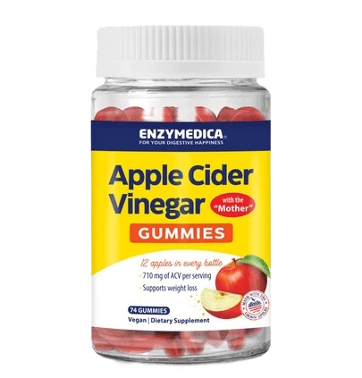 Enzymedica - Äppelcidervinäger Gummies, 74 stycken | Vitaminer och MineralerVeganska produkterHälsa och välbefinnandeHälsokostEnzymer | Apoteka